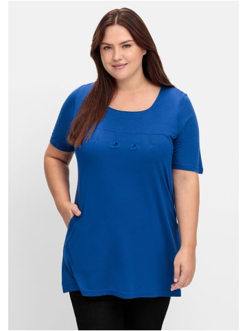 sheego Longshirt in royalblau