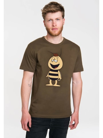 Logoshirt T-Shirt Die Biene Maja - Willi in oliv-grün