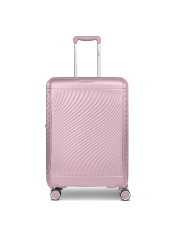 PICARD Vienna 4 Rollen Trolley M 65 cm mit Dehnfalte rose