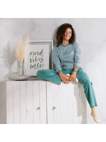 REDBEST Single-Jersey Schlafanzug in jade
