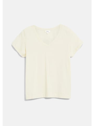 s.Oliver T-Shirt in 8000_helles beige