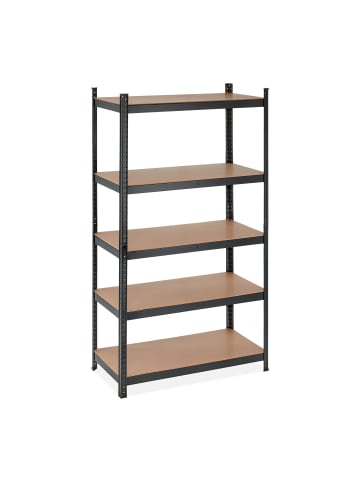 relaxdays 2 x Schwerlastregal in Schwarz - (B)100 x (H)180 x (T)50 cm