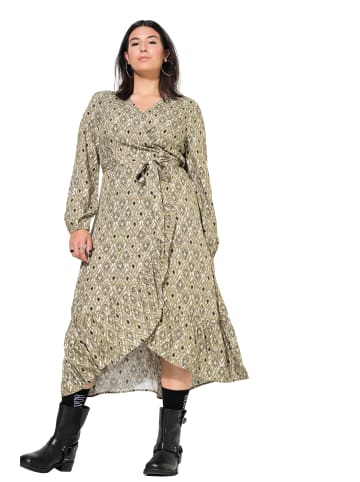 Studio Untold Kleid in palmen grün