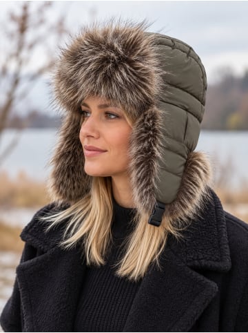 collezione alessandro Mütze " Polar " in khaki