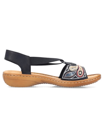 rieker Sandalette in schwarz
