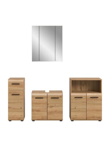 ebuy24 Badmöbelset Ice Eiche 180 x 30 cm