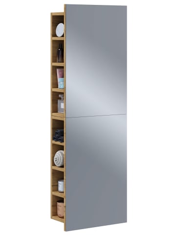 VCM  Badmöbel Spiegelschrank Spiegel Flandu XL in Honig-Eiche