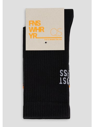 QS Socken in 99G0_schwarz