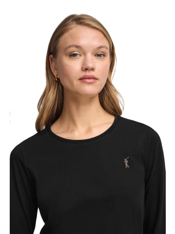 Polo Club Langarmshirt in Schwarz