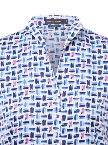 Franco Callegari Bluse in marine weiß - 0070