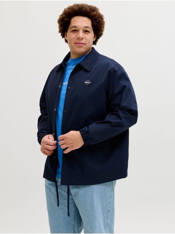 JACK & JONES PLUS Overshirt in Sky Captain