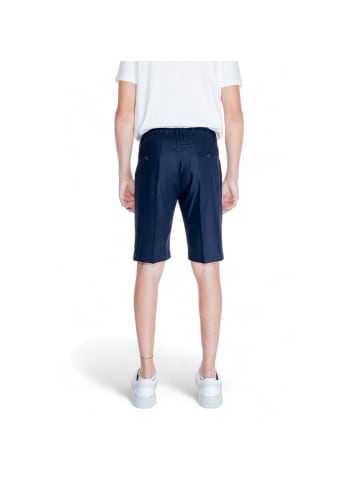 Antony Morato Blau Leinen Bermudashorts