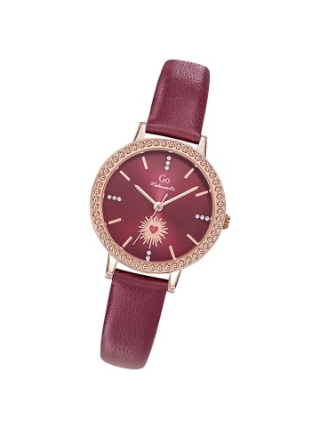 Girl Only Analog-Armbanduhr Girl Only Mademoiselle rot klein (ca. 30mm)