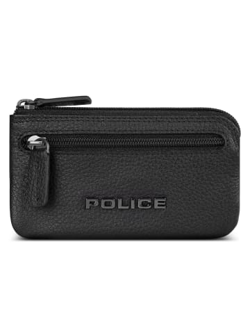 Police Schlüsseletui Leder 11.5 cm in black