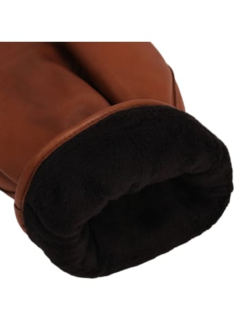 Kessler James Handschuhe Leder in mid brown