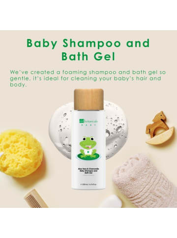 Dr. Botanicals Baby-Shampoo & Duschgel mit Aloe Vera & Kamille 200 ml
