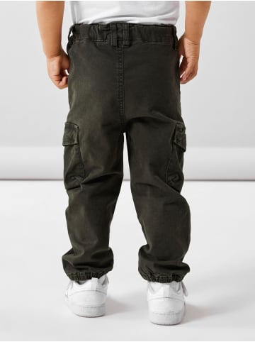 name it Cargo Jeans Hose Twill Chino Jogger Pants NMMBEN in Grün-3