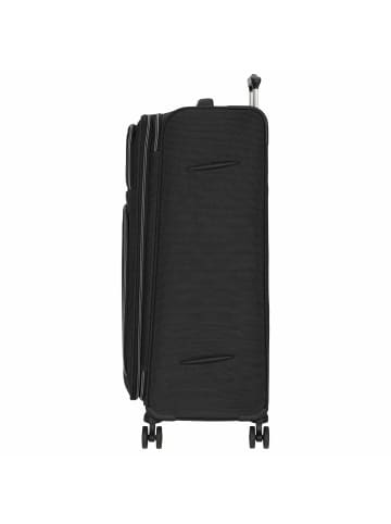 D&N Travel Line 9204 - 4-Rollen-Trolley L 76 cm (schwarz) in schwarz