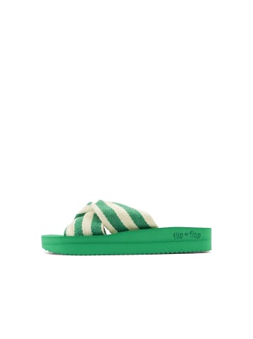 Flip Flop Slides "wedgy*twist" in SmaragdgrÃ¼n