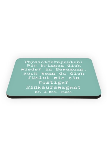 Mr. & Mrs. Panda Magnet Spruch Physiotherapeut Bewegung mit Spruch in Meeresbrise