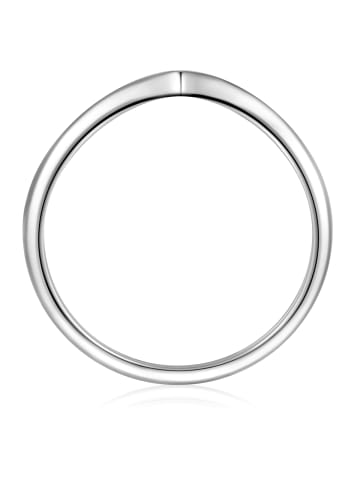 Trilani Ring Herz aus Sterling Silber in silber