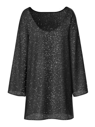 Pieces Midikleid in Black