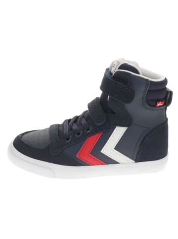 Hummel Sneaker High in Blau/Rot