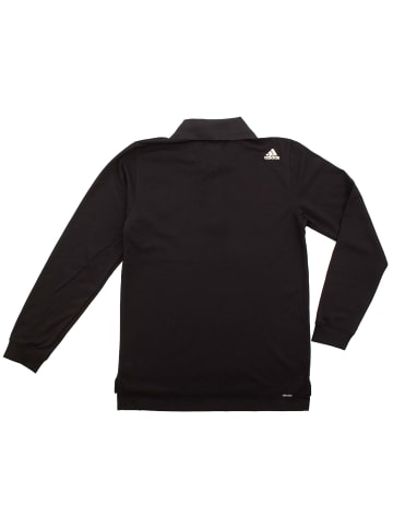 adidas Shirt Climalite Longsleeve Polo in Schwarz