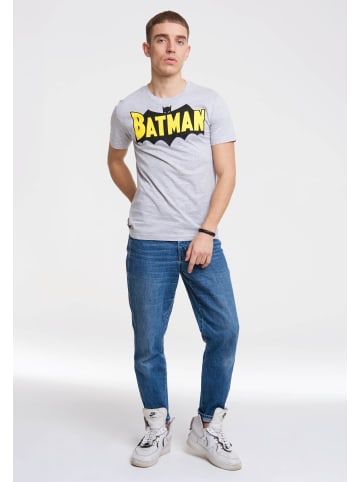 Logoshirt T-Shirt BATMAN - WINGS in grau meliert