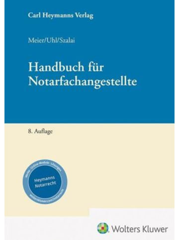 Carl Heymanns Verlag Buch - Handbuch für Notarfachangestellte