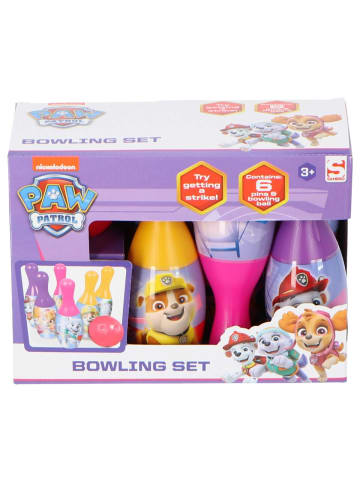 Paw Patrol Bowling Outdoor-Spielzeug 6 Pins und Bowlingkugel