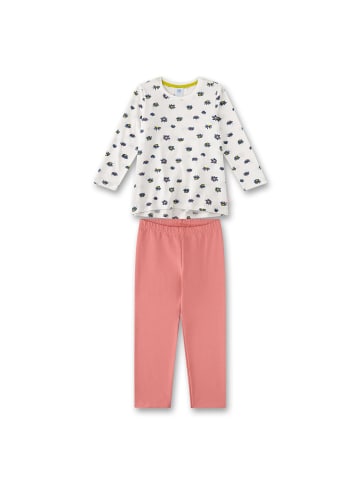 Sanetta Pyjama in Rosa/Weiß