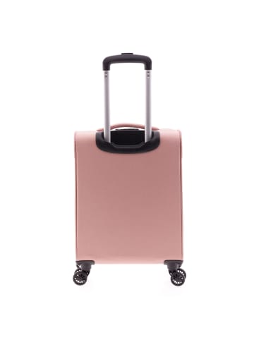 Gladiator 3700 4 Rollen Kabinentrolley 55 cm mit Dehnfalte in pink