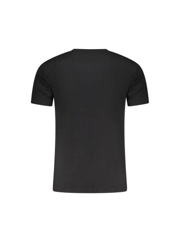 Aeronautica Militare Schwarzes Baumwoll-T-Shirt