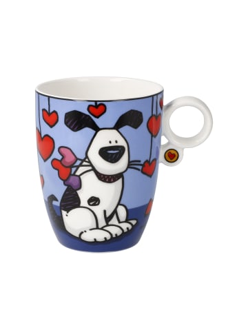 Goebel Künstlertasse " Ed Heck  Love Dog " in Bunt