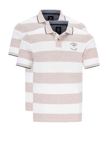 hajo Poloshirt Riviera in Taupe