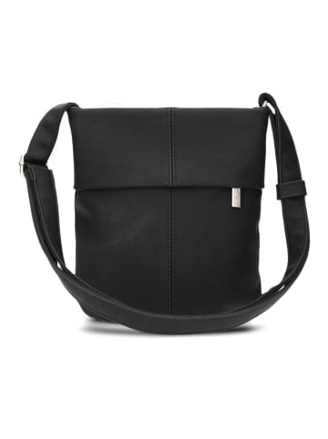 Zwei Mademoiselle.M Umhängetasche 22 cm in nubuk black