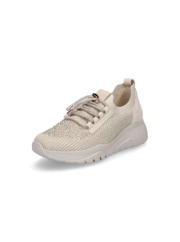 Gabor Fashion Sneaker in Beige Glitzer