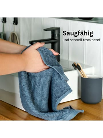 Schöner Wohnen Kollektion Handtuch Set SENSE in Blau