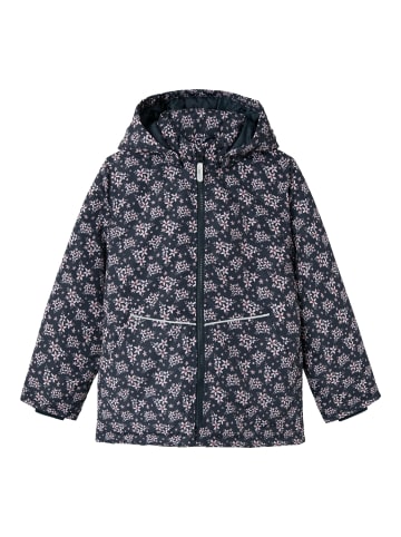 name it Winterjacke Name it NKFMAXI JACKET AOP in dark sapphire