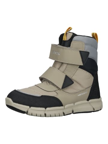 Geox Stiefelette in Beige/Schwarz