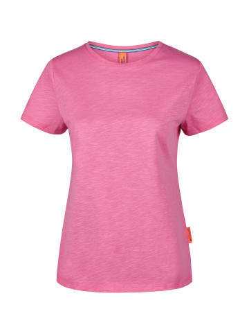 Salzhaut Rundhals T-Shirt für Damen in rosa
