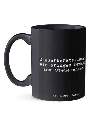 Mr. & Mrs. Panda Tasse Steuerberaterinnen: Wir bringen Ordnung i... in Schwarz