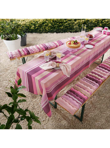 REDBEST Baumwolle, Gewebt Bierbank-Auflage 2er-Pack in pink