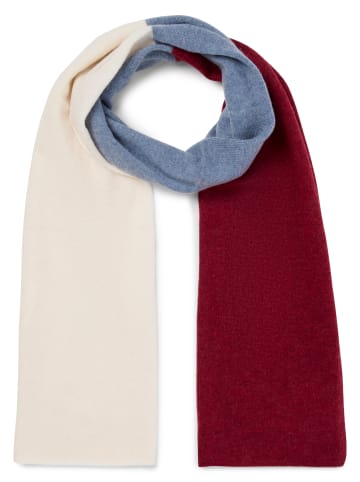 Marie Lund Schal in bordeaux blau - 0001