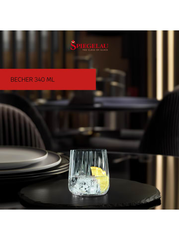 Spiegelau 12er Set Tumbler Lifestyle in Transparent 340 ml