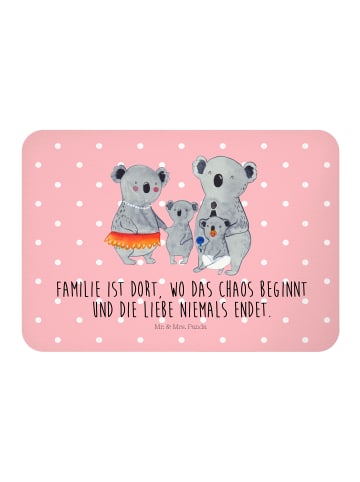 Mr. & Mrs. Panda Magnet Koala Familie mit Spruch in Rot Pastell