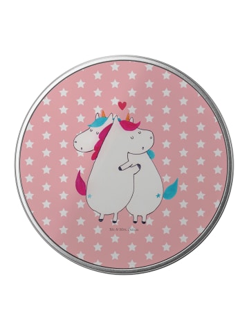 Mr. & Mrs. Panda Schmuckdose Einhorn Mitteilung ohne Spruch in Rot Pastell
