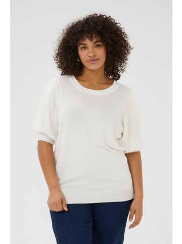 KAFFE curve Strickpullover KCloni Regular fit in Chalk