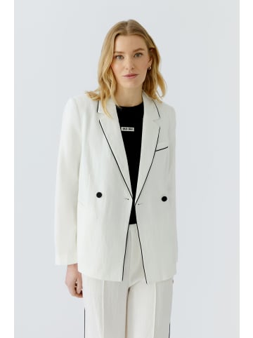 Oui Blazer in eggnog